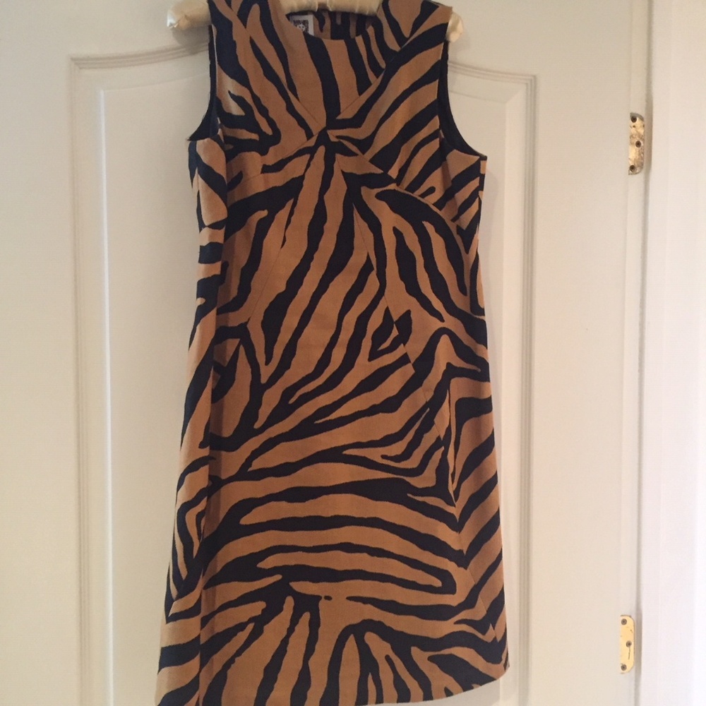Anne Klein Tiger Queen Print Dress